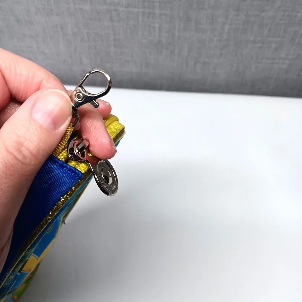 Pokemon GO Pikachu Pencil Case‎ Blue Yellow Zipper School Supply Pouch Kids